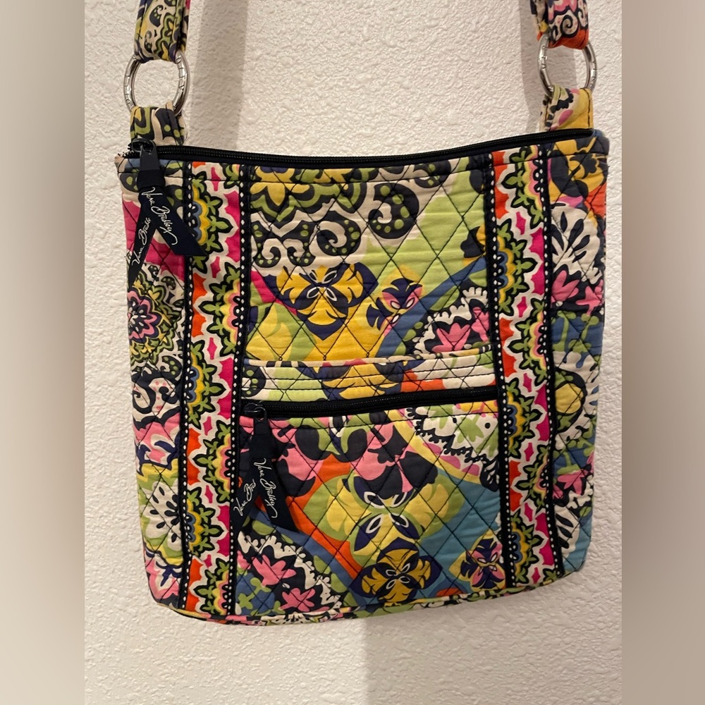 Vera‎ Bradley Rio Hipster crossbody bag purse retired pattern adjustable strap